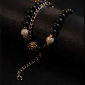 King Logo Layered Bracelet