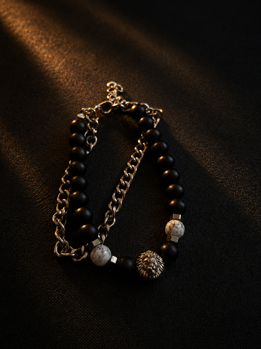 King Logo Layered Bracelet