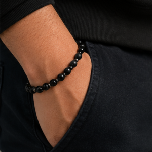 Black Beads Bracelet