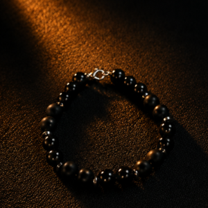 Black Beads Bracelet