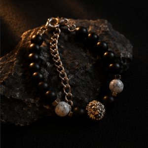 King Logo Layered Bracelet