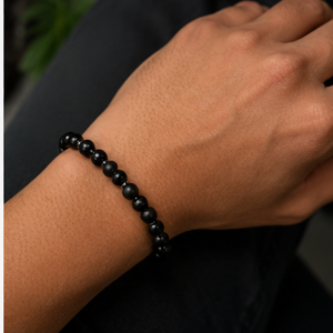 Black Beads Bracelet